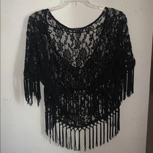 Juniors fringe top